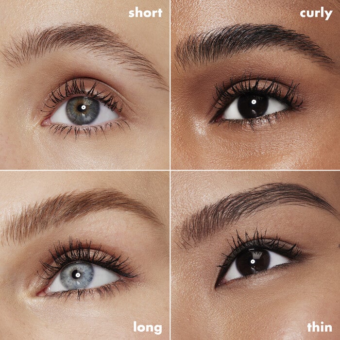 Before and After Applying Lash Xtndr Tubing Mascara